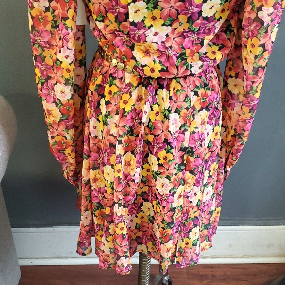Aura Pink and Orange Barbicore Dress - Picture 6 of 15